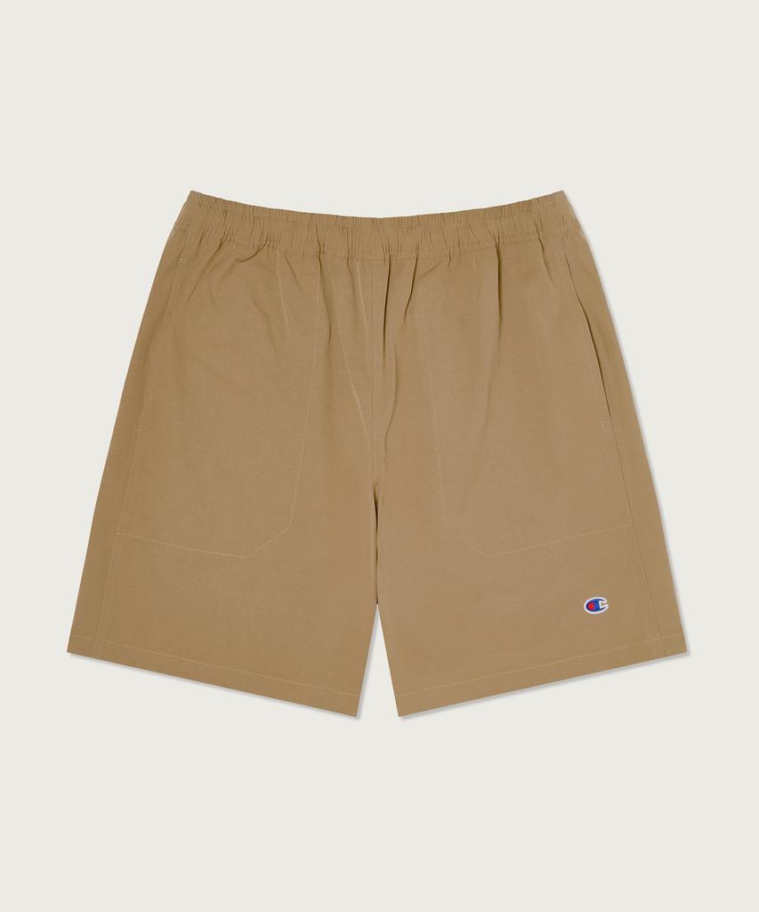 CHAMPION C-Logo Woven Shorts Beige