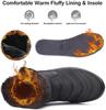 Women's Big Size Winter Warm Snow Boots Artificial Fur Lining Waterproof Ankle Boots Anti-slip Outdoor Shoes Hiking Mountaineering Sports Boots