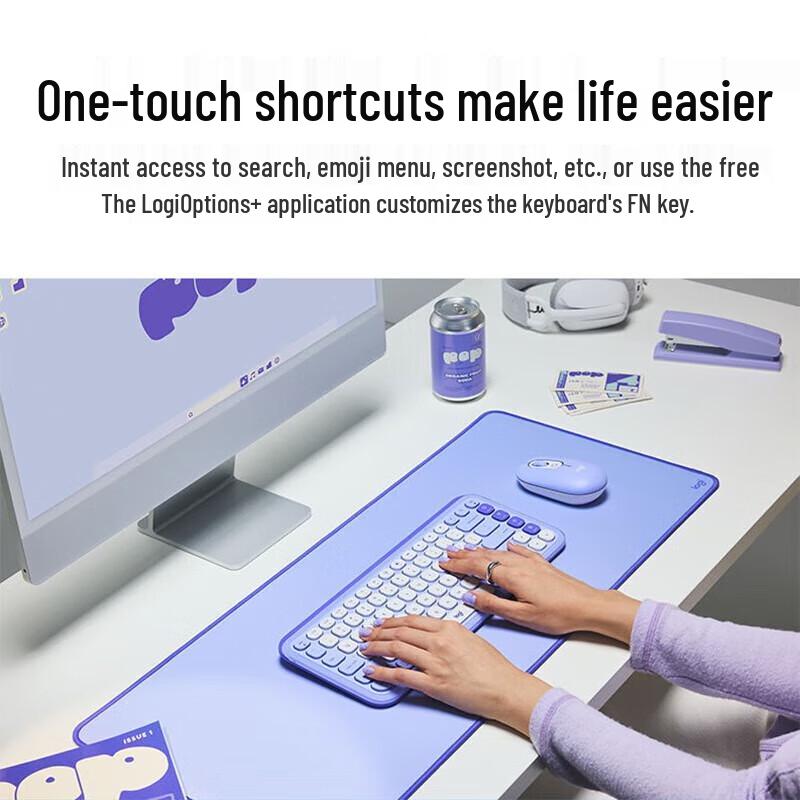 Logitech POP ICON KEYS Wireless Bluetooth Office Keyboard