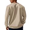 Splicing Round Neck Men's Casual Hoodie