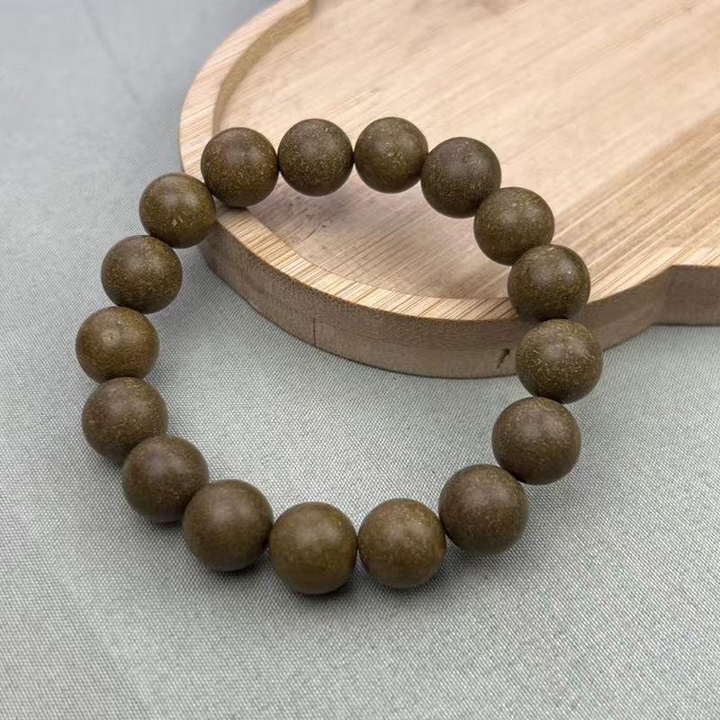 **Elegant Fragrance**: Natural Herbal Incense Bead Bracelet - Medicinal Aroma Gift Jewelry