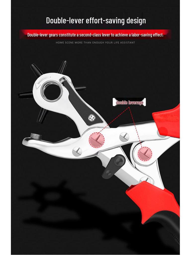 Otis Multi-Function Belt and Watch Strap Hole Punching Pliers