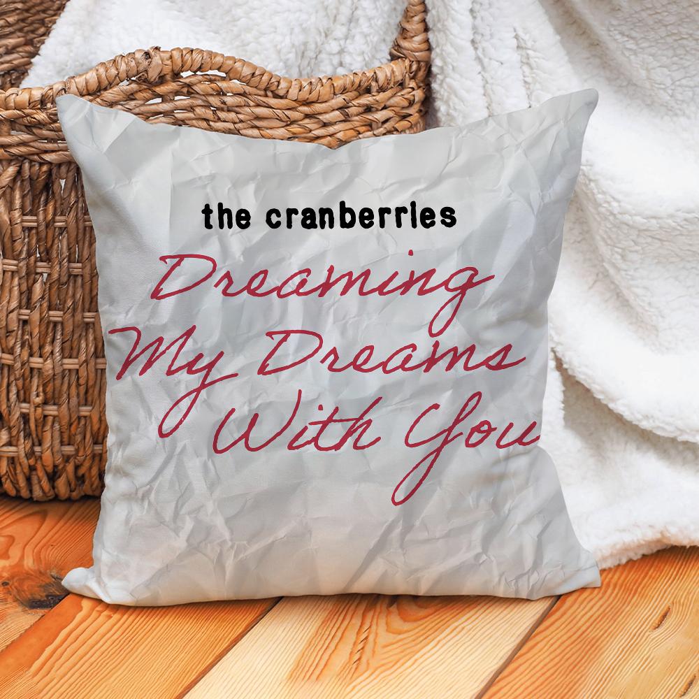 Band The C-Cranberries Pillow Case Home Cushion Cover Suitable For Office Sofa Car Suitable For All Seasons