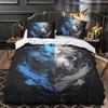 3D Lightweight and Soft Animal Bedding Set, Single Bed, Double Bed, Duvet Cover, Pillowcase, 2/3pcs, Men's Teens, Full Size Cover, Birthday Gift