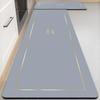 Light Luxury Diatom Mud Mat Nordic Wind Household Long Strip Absorbent Oil Absorption Non-slip Foot Mat Dirty Kitchen Mat