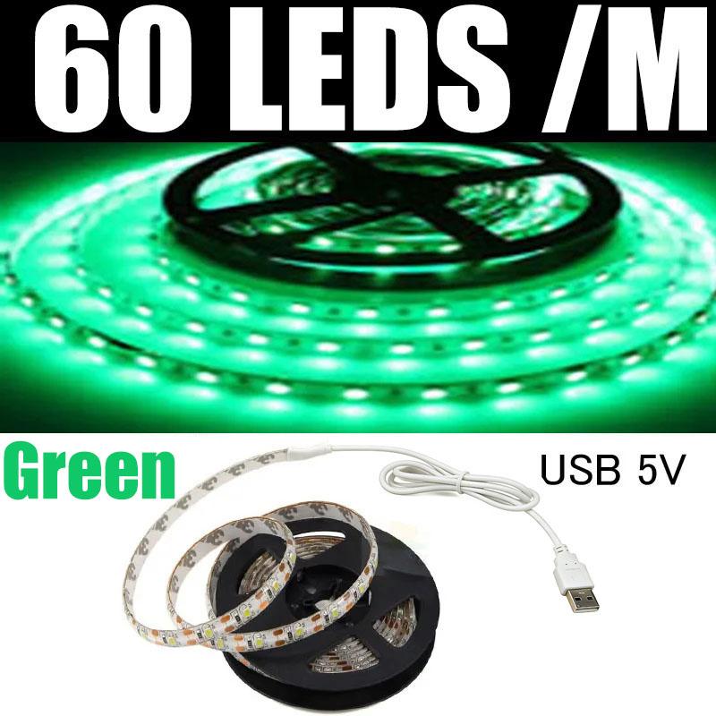 USB LED Strip Light Flexible Lamp 1M 2M 3M 4M 5M SMD3528 Diode Desk Screen TV Background Lighting Cabinet Lights Night