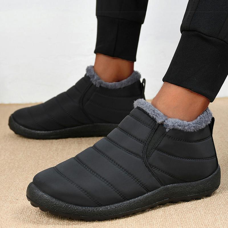 Men Boots  Winter Shoes For Man Keep Warm Winter Boots Casual Fur Botas Para  Slip On Snow Boots Ankle Men'S Footwear