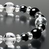 Sklep z ołtarzami buddyjskimi Takita Shoten Specjalnie Wyselekcjonowana Bransoletka Modlitewna Cztery Bogi Czarny Onyks Hematyt Prawdziwy Kryształ Gwiazda Feng Dobra Bransoletka Różaniec Wydany