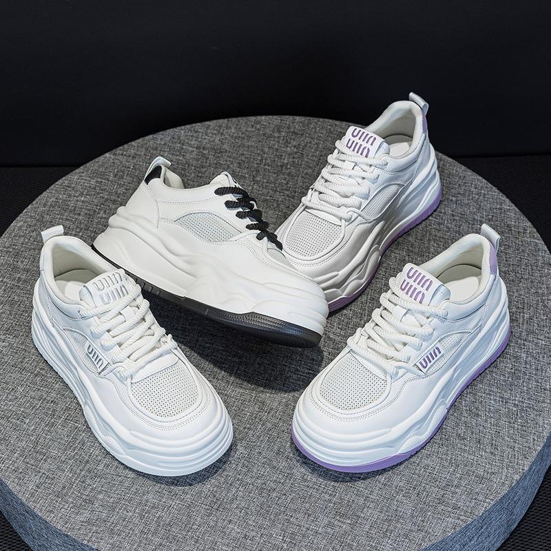 2501 inner height increase dad shoes women's spring new versatile thick-soled casual breathable dad shoes women