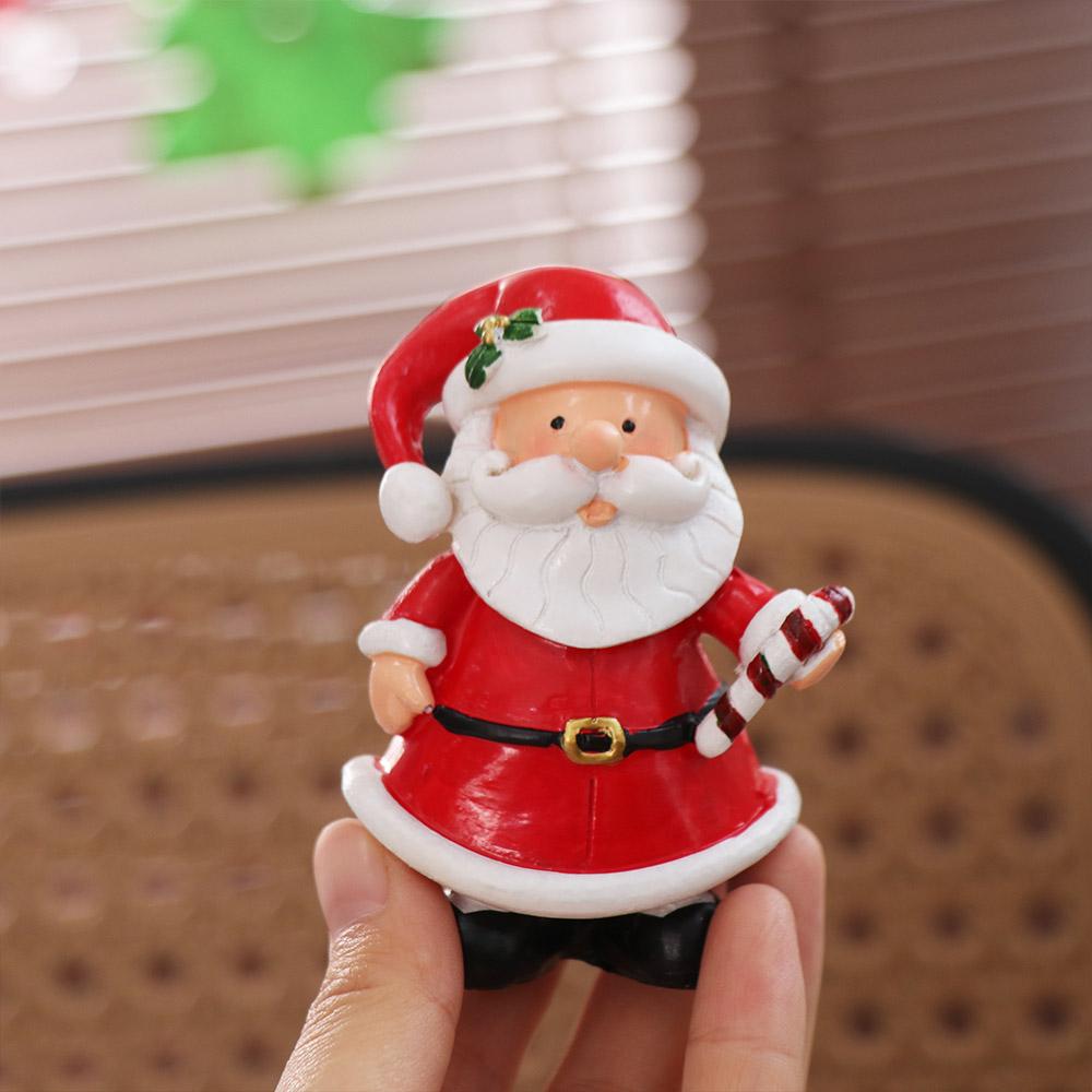 Funny Santa Claus Statue Creative Miniature Sculpture Micro Landscape Santa Claus Figurine  Gift