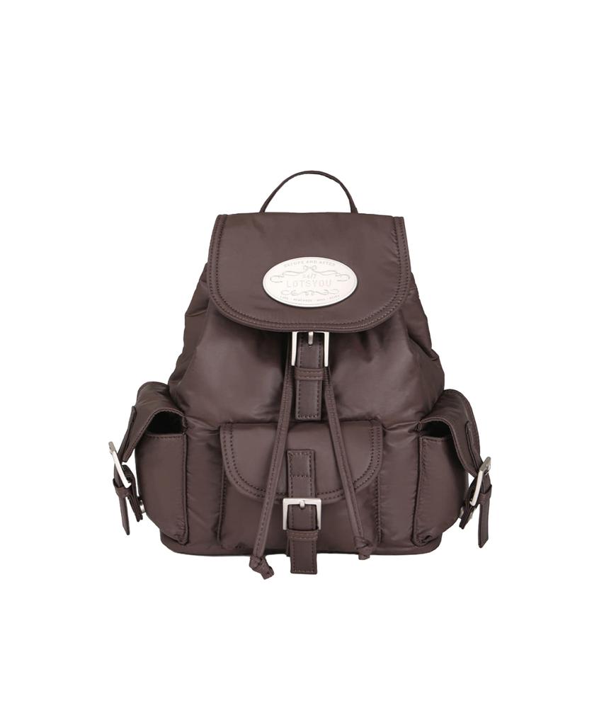 Lotsyou Lotsyou_Nostalgia Pooky Backpack Dark Brown