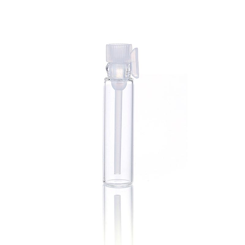100 Stück 1ml 2ml 3ml Mini Parfümflasche Leer Ätherisches Öl Probenfläschchen Labor Flüssigkeit Duft Reagenzglas Probierflasche