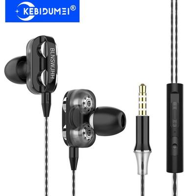 3.5mm Wired Earphones Gaming Headsets HiFi Stereo Noise Reduction Earbuds Sports Headphones with Mic Subwoofer Mobile Phone Headset