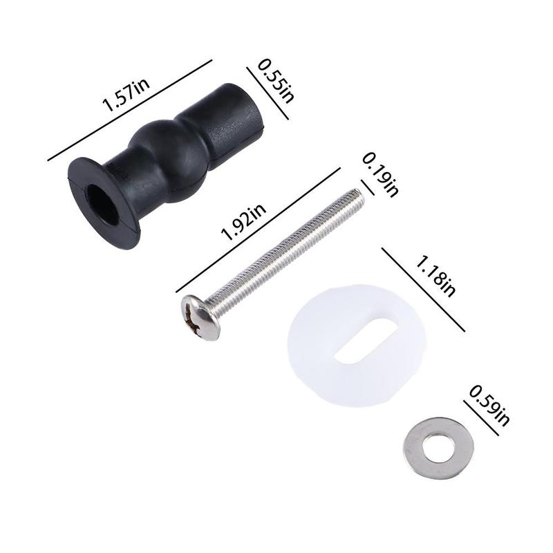 Replacement Parts Hinges Accessory with Screws Screws and Nuts Fasteners Toilet Seats Bolts Expanding Screws Toilet Repair Kits