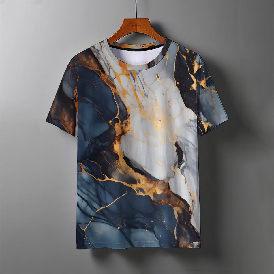 Abstract Art Graphics 3D Print T-Shirts Men's Women Short Sleeve T Shirt Oversized Tees Harajuku Y2k Tops Men Clothing