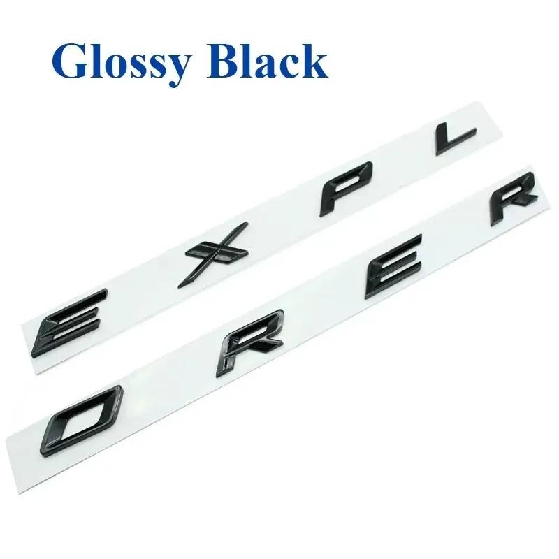 

3D ABS for EXPLORER Letters Emblem Car Front Hood Bonnet Badge For EXPLORER Sticker 2013 2015 2016 2017 2018 Accessories