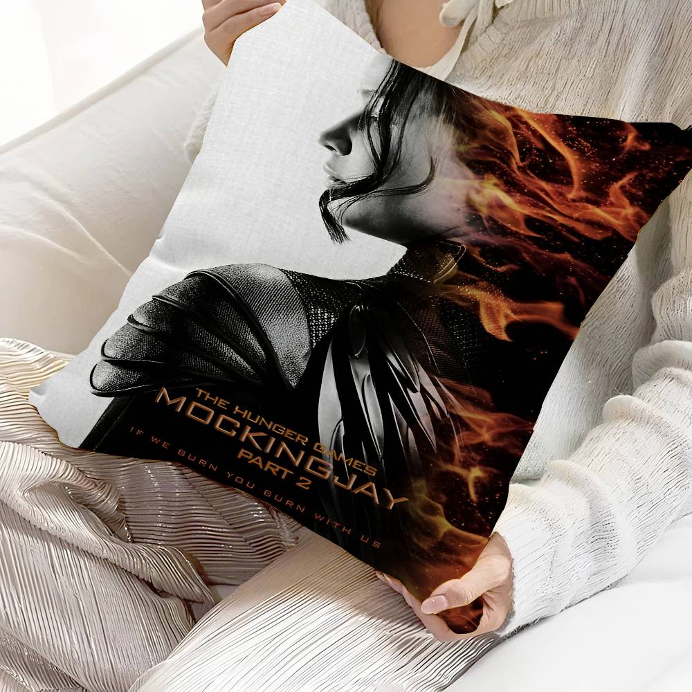 Movie Game Hunger Pillow Gift Home Office Decoration Bedroom Sofa Car Cushion Cover case x