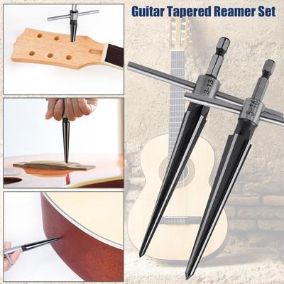 Precision Chamfering Tool with Hexagonal Handle Conical Reamer for Woodworking and Guitar Making T-handle Conical Reamer
