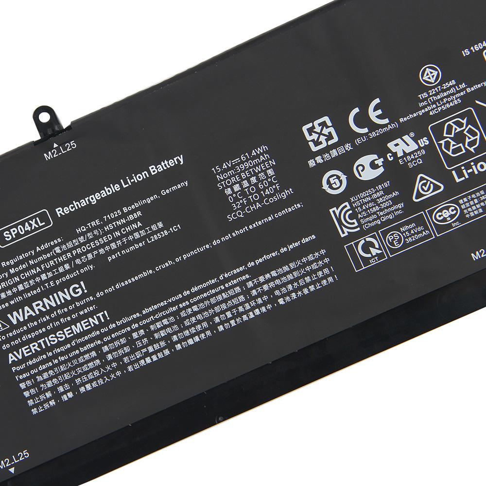 Premium Quality Battery SP04XL For HP Spectre X360 13-ap0029tu TPN-Q212 Q185 Q203 Q204 Long Battery Life