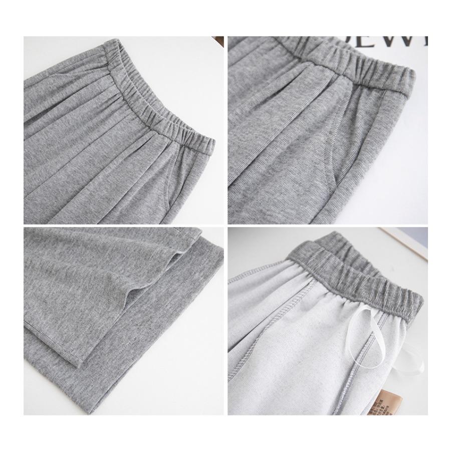 Schwarze, graue Hose für Damen, weich, klebrig, hohe Taille, gerade, lange Hose, hängendes Gefühl, lockere, lässige Hose mit weitem Bein