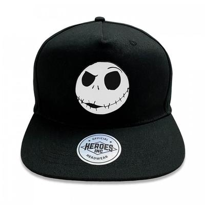 Nightmare Before Christmas Jack Skellington Face Snapback Cap
