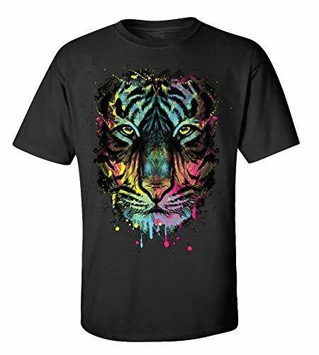 

Dripping Tiger Adult Short Sleeve Tee Shirt Black 4XL