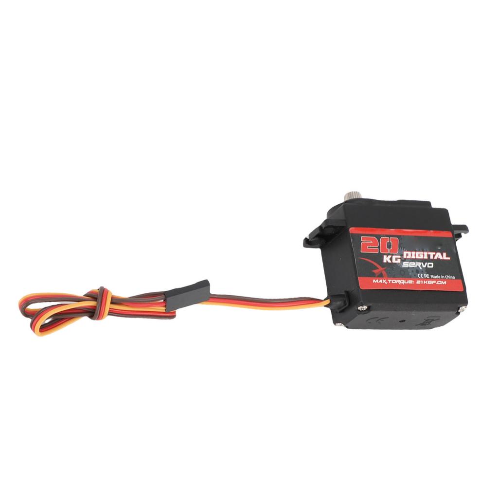 Digital Servo with Wire Metal Gear High Torsion Servo Motor for RC Car Truck Crawler Boat Robot 180 Degree Rotation