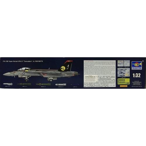 Trumpeter 1/32 F/A-18E Super Hornet Einsitzer 03204 Plastikmodell