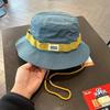 Cappello a secchiello unisex stile workwear giapponese, color-block, ad asciugatura rapida, per uomo e donna, estivo, per esterni, escursionismo, pesca, protezione solare