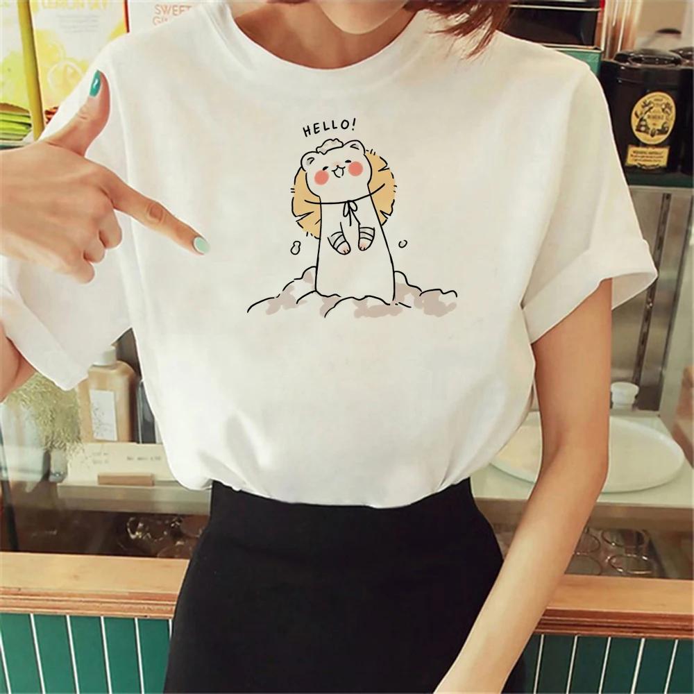 Tgcf Print Women Short Sleeve Round Neck Tshirt Women Top Female Streetwear Female Clothing