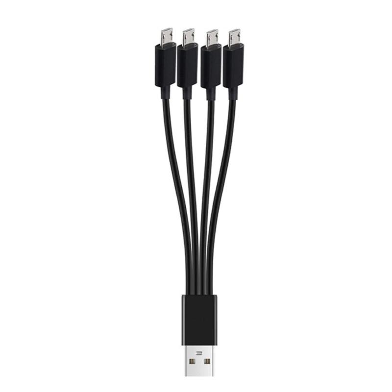 150cm 4 Port Micro USB to USB Splitter Charging Cable For Huawei Samsung Xiaomi Smartphone Tablet