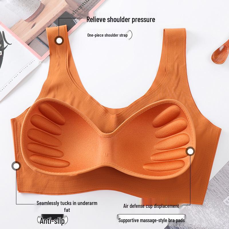 Shangpin Anxin Seamless Shockproof Plus Size Yoga Sleep Sports Bra