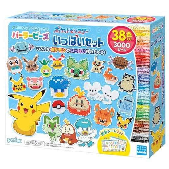 Kawada Parla Beads Pocket Monster Full Set 5 years older Iron Toy Hobby