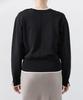 Nano Universe Machine Washable UV Protection Button Detail Knit F Women's Two-Tone Sweater, Black, 010, 673-5122313