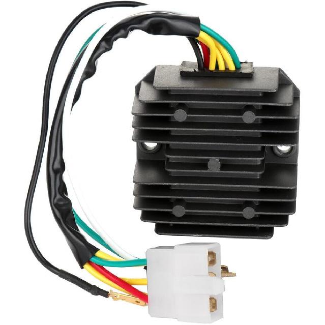 

SCITOO 31400-300-035 Front,Left rectifier regulator 1972-1974 for Honda CB350F 1975-1977 for Honda CB400F Super Sport 1971-1973 for Honda CB500
