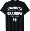 Promoted To Grandpa Est 2025 Soon To Be Grandpa Gifts Poppop  Unisex T-Shirt Mens Womens Tees Top