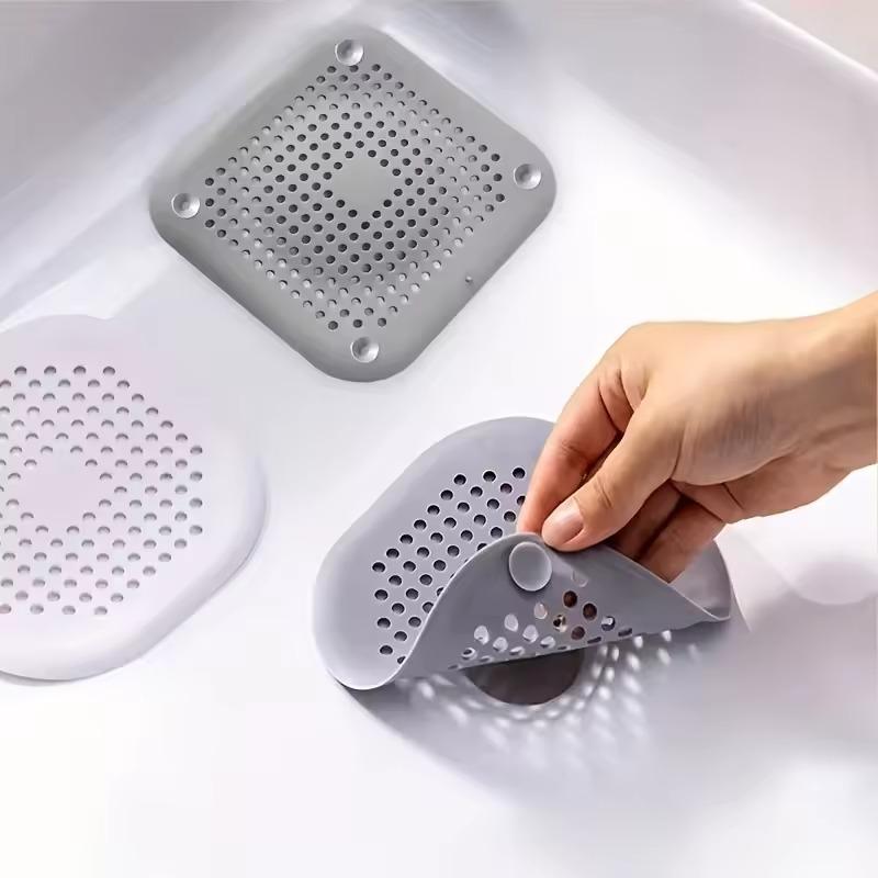 2PCS Hair Filter Bathroom Kitchen Silicone Floor Drain Stick Anti-blocking and Deodorant Sink Strainer Kitchen Accessories
