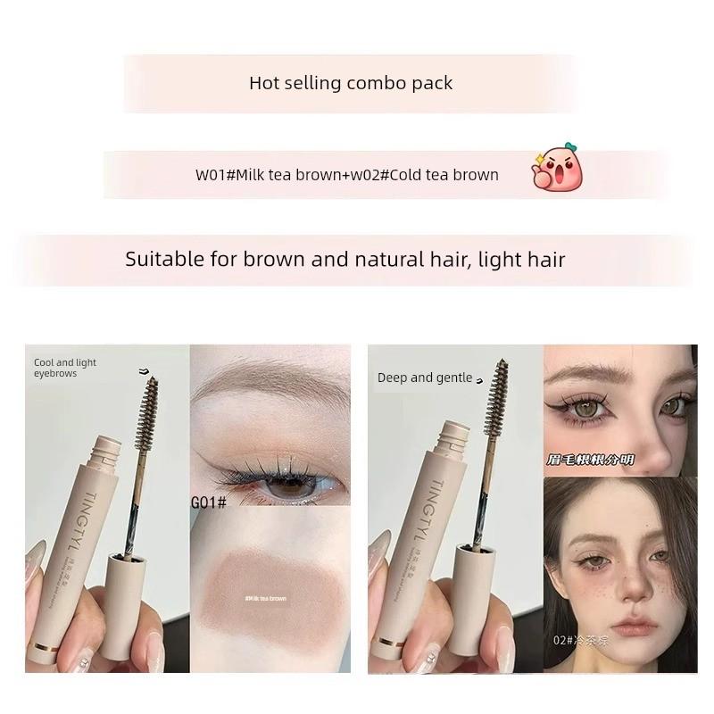 Idol Feels Eyebrow Tool Lighter! Eyebrow Cream Platinum Light Color Waterproof Easy to Color Smear-Proof Makeup Nature Hair-Styling Long-Lasting Women