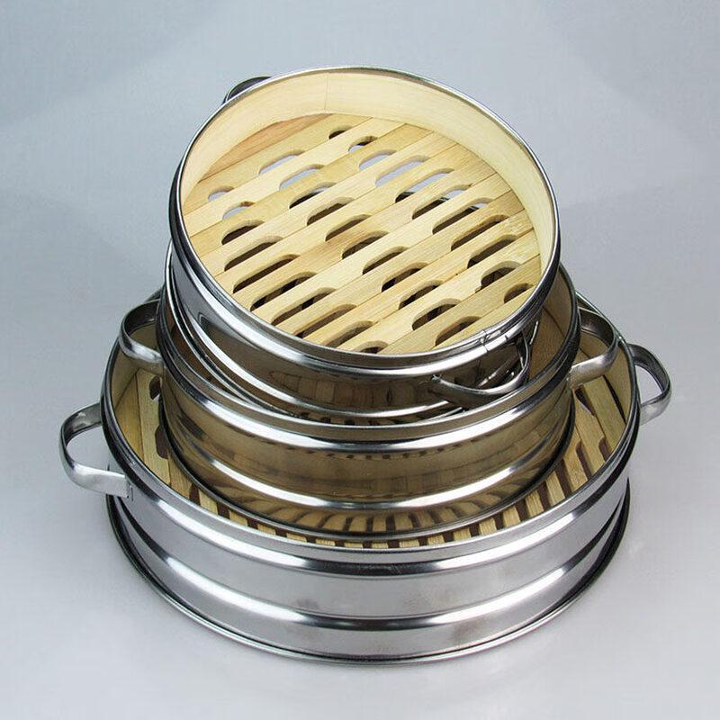Miaoqiao Bamboo & Stainless Steel Steamer