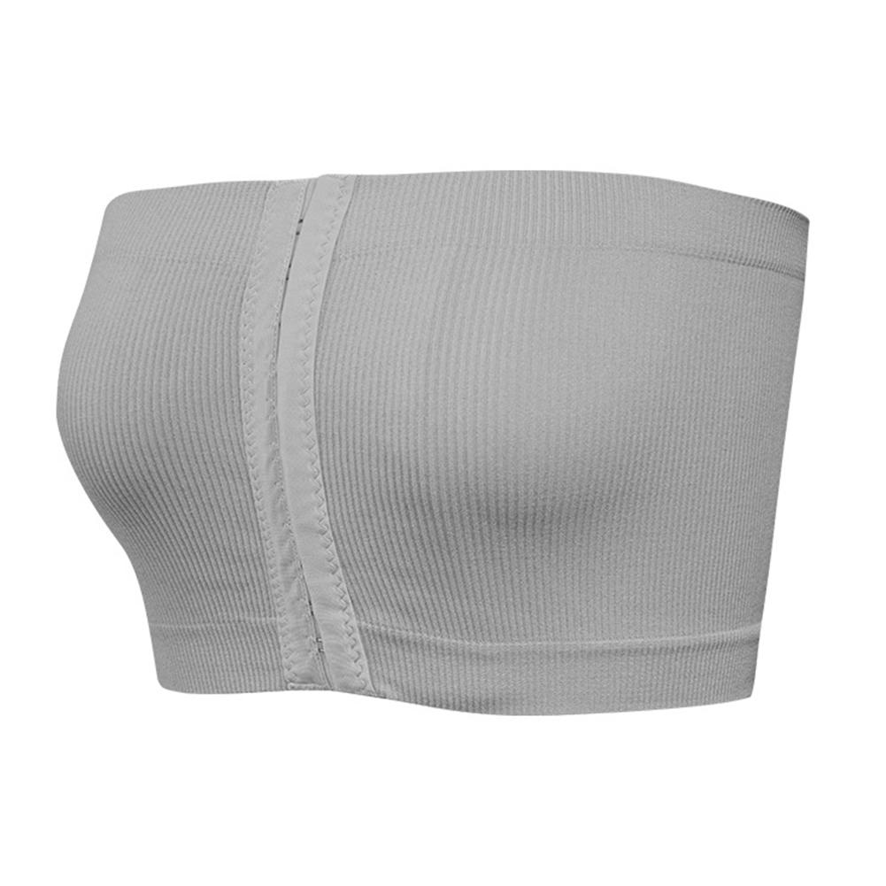 

Women s Front-Buttoned Bandeau Top Comfortable Bralettes M