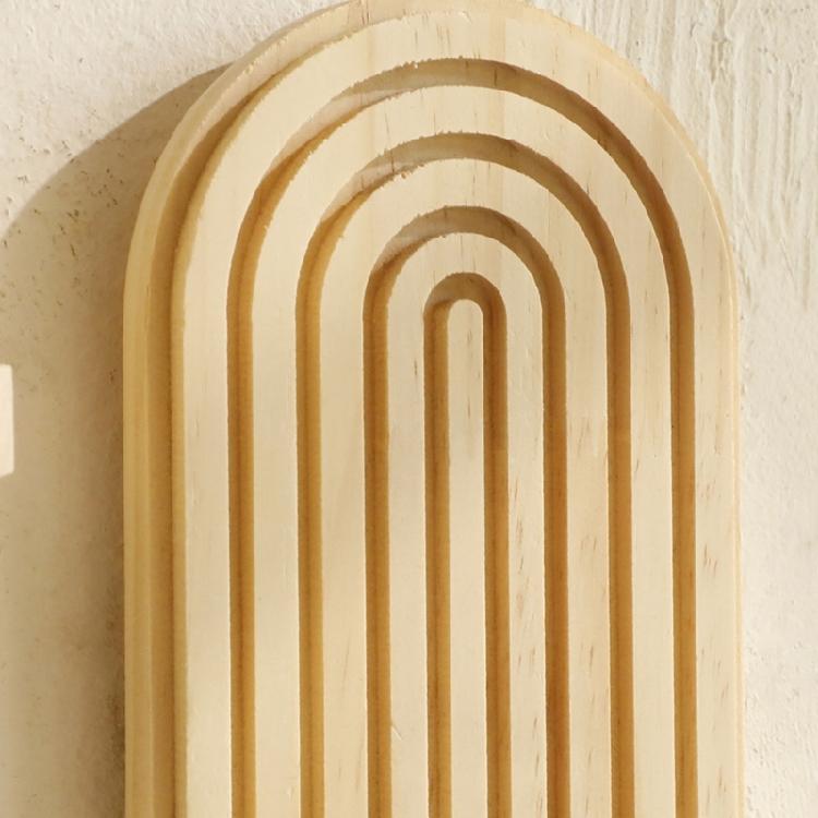 Floating Rack Wooden Wall Mount Shelf for Displaying Books and Decorative Item Bedroom and Nursery Storage Stand