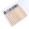 12Pcs Wood Carving Tool Set 55# Steel Sculpture Knife with Storage Box for Soft Materials