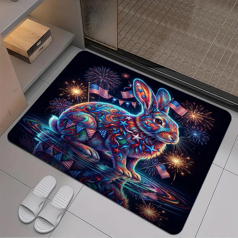 2025 New rabbitCarpet Rug for Living Room Bedroom Home Sofa Decoration,Kids play Non-slip Floor Mat