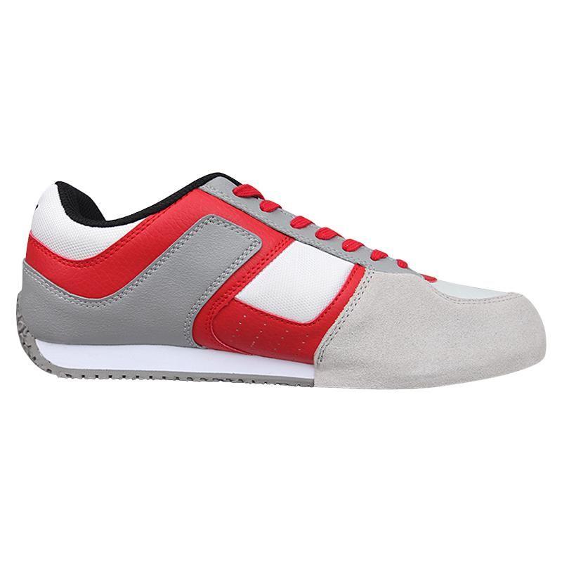 Li-Ning Амортизирующие нескользящие прочные низкие фехтовальные туфли унисекс красные белые серые ADAJ002-1