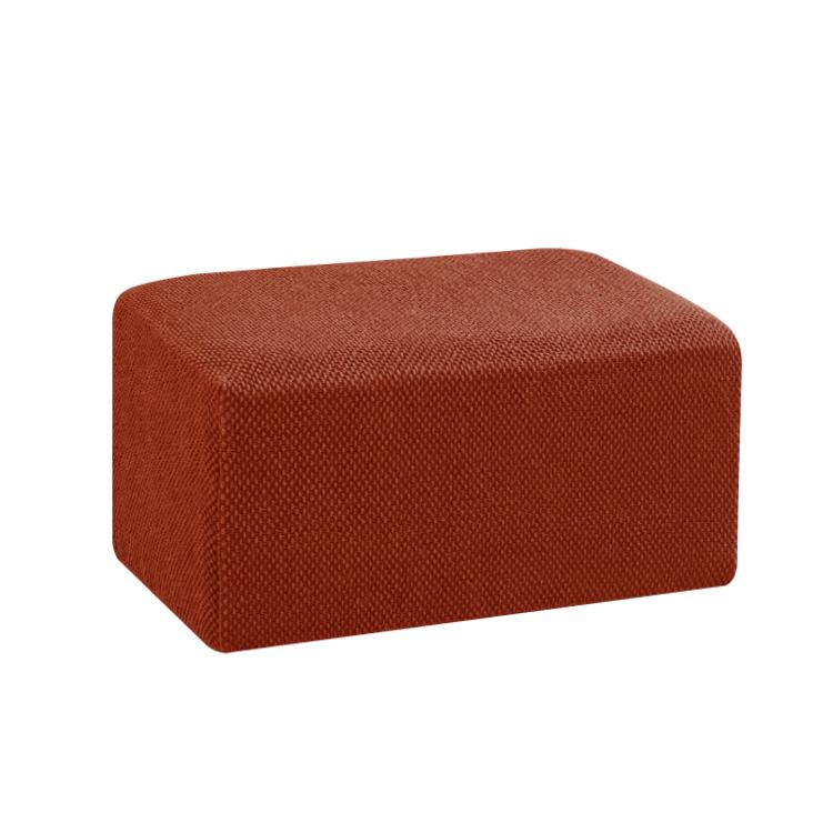 Simple Elastic All-inclusive Sofa Footstool Cover Thickened Chair Covers Ottoman Cover Solid Color Pedal Cover Slipcover