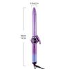 Tourmaline Ceramic Curling Iron with Negative Ions 5s Fast Heat-Up 100-230°C Adjustable Temperature LED Display Hair Curler for Long-Lasting Curls