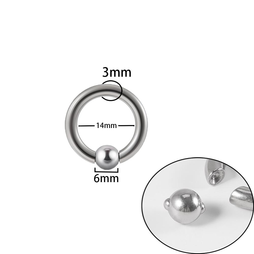 Spherical Nipple Round Ball Body Jewelry for Nipple Piercings