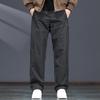 Men's Loose Straight Fit Water-Repellent Softshell Outdoor Pants