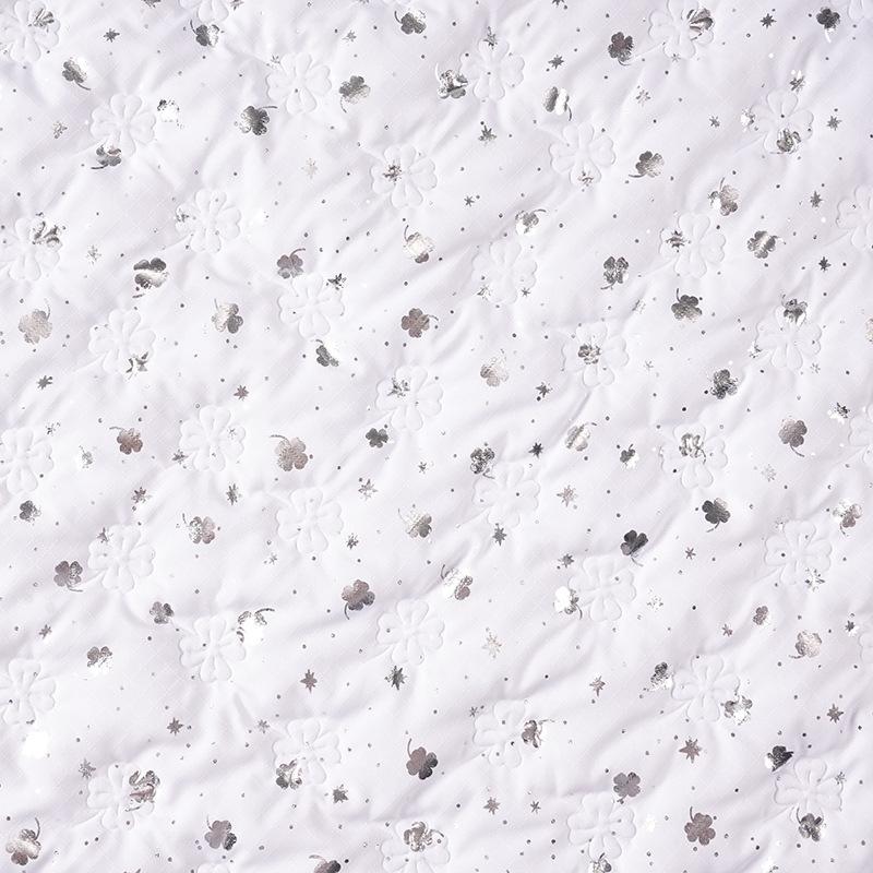 1meter Multi Colors Floral Printed PU Leather Quilting Fabric Symphony Quilted Christmas Fabric for DIY Sewing Cosplay Clothing