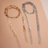 Diamond-encrusted Long Tassel Necklace Waist Chain Personalized Item